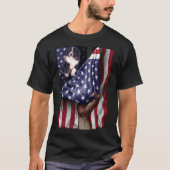 Amerikaanse vlag Bernedoodle Pullover H (Voorkant)