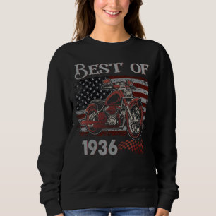 -Amerikaanse vlag Best of 1936 Motorcycle Birt Trui