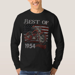 -Amerikaanse vlag Best of 1954 Motorcycle Birt T-shirt