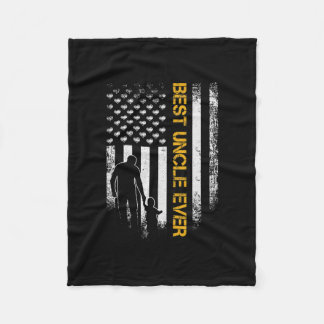 Amerikaanse vlag Best oom Ever Funny Fleece Deken