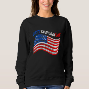 Amerikaanse vlag Best Stepdad Ever Independence Da Trui