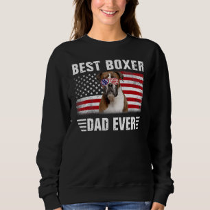Amerikaanse vlag Beste boxer pa Ever Dog Trui