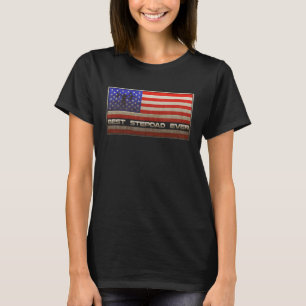 -Amerikaanse vlag Beste Stepdad Ever Vader T-shirt