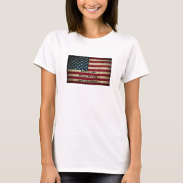 Amerikaanse vlag - Betekenis van kleuren T-shirt