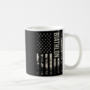 Amerikaanse vlag biatlon Koffiemok