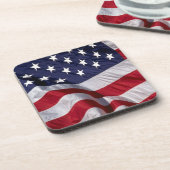 Amerikaanse vlag bier onderzetter (Linkerzijde)