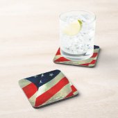 Amerikaanse vlag bier onderzetter (Rechterzijde)