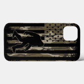 Amerikaanse vlag Bigfoot Bottom Land Camo Case-Mate iPhone Case (Achterkant (horizontaal))