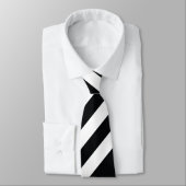 Amerikaanse vlag Black White Stropdas (Gebonden)