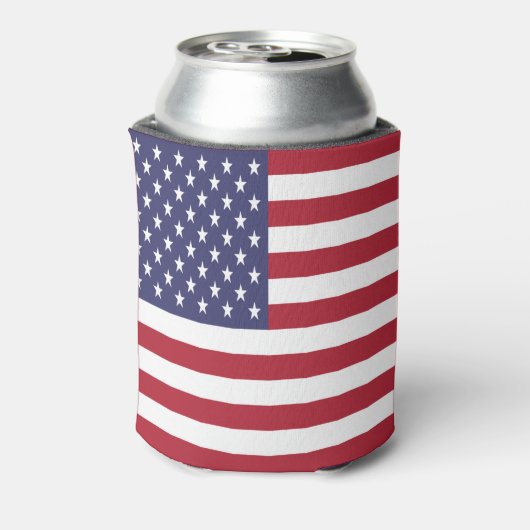 Amerikaanse vlag blikjeskoeler (Blikje Achterkant)
