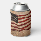 Amerikaanse  vlag blikjeskoeler (Blikje Achterkant)