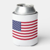 Amerikaanse vlag blikjeskoeler (Blikje Voorkant)