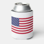 Amerikaanse vlag blikjeskoeler (Blikje Achterkant)
