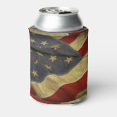 Amerikaanse vlag blikjeskoeler (Blikje Achterkant)