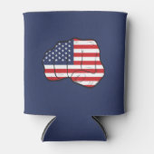 Amerikaanse vlag blikjeskoeler (Voorkant)