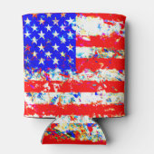 Amerikaanse vlag blikjeskoeler (Achterkant)