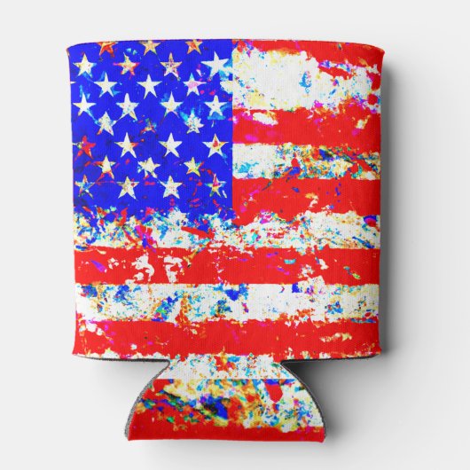 Amerikaanse vlag blikjeskoeler (Achterkant)