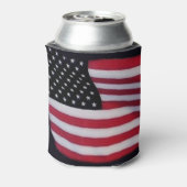 Amerikaanse vlag blikjeskoeler (Blikje Achterkant)