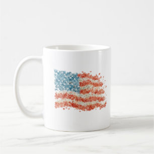 Amerikaanse Vlag Bloemstuk USA Vlag Koffiemok