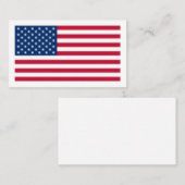 Amerikaanse vlag Blurred Visitekaartje (Voorkant / Achterkant)