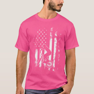 Amerikaanse vlag BMX T-shirt
