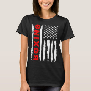 Amerikaanse vlag Boksen USA Mannen Vrouwen Amerika T-shirt