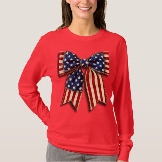 Amerikaanse Vlag Boog T-shirt