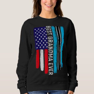 Amerikaanse vlag & Botswana vlag beste oma ooit Fa Trui