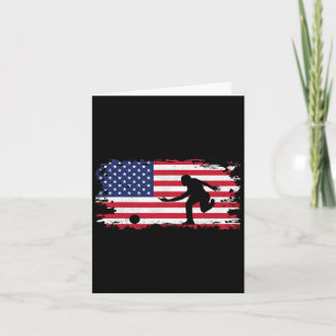 Amerikaanse vlag Bowling Apparel - Bowling Kaart