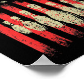  Amerikaanse vlag Bowling Pins patriotic Bowl Poster (Hoek)