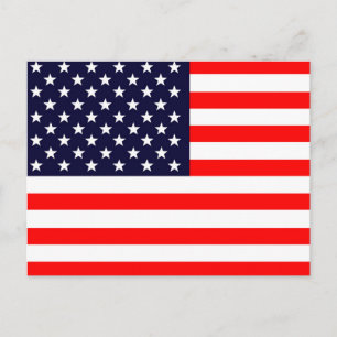 Amerikaanse vlag briefkaart