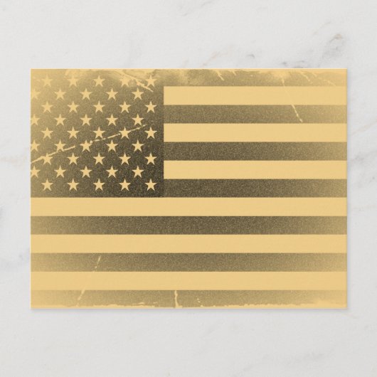  Amerikaanse vlag Briefkaart (Voorkant)