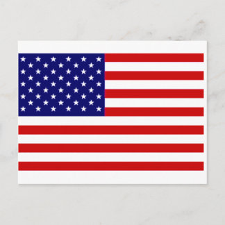 Amerikaanse vlag briefkaart