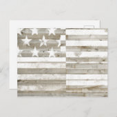 Amerikaanse vlag briefkaart (Voorkant / Achterkant)