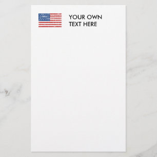  Amerikaanse vlag Briefpapier