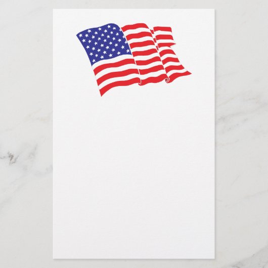 Amerikaanse vlag briefpapier (Voorkant)