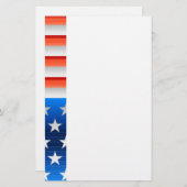 Amerikaanse vlag briefpapier (Voorkant / Achterkant)