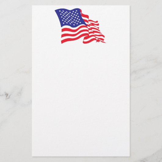 Amerikaanse vlag briefpapier (Voorkant)
