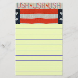 Amerikaanse vlag briefpapier