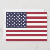 Amerikaanse vlag bruiloft kaart (Achterkant)