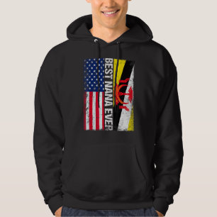 Amerikaanse vlag Brunei vlag beste nana ooit famil Hoodie