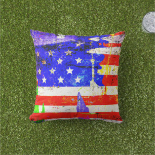 Amerikaanse vlag buitenkussen