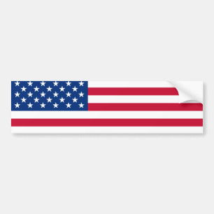 Amerikaanse vlag bumper sticker