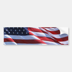 AMERIKAANSE VLAG BUMPERSTICKER