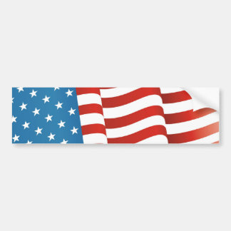 Amerikaanse vlag bumpersticker