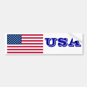 Amerikaanse vlag bumpersticker