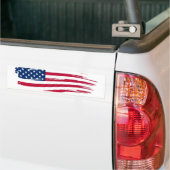 Amerikaanse vlag bumpersticker (Op Truck)