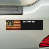 Amerikaanse vlag Bumpersticker (Op auto)