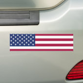 Amerikaanse vlag Bumpersticker (Op auto)