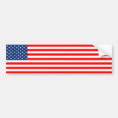 Amerikaanse vlag bumpersticker (Voorkant)